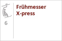 Frühmesser X-press - 6er Sesselbahn - Skigebiet Wildkogel Arena - Neukirchen - Bramberg - Großvenediger