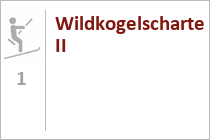 Skilift Wildkogelscharte II - Skigebiet Wildkogel Arena - Neukirchen - Bramberg - Großvenediger
