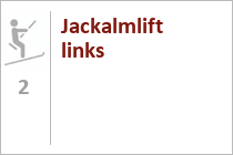 Jackalmlift links - Skigebiet Rauris - Hochalm - Pinzgau