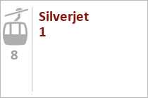 Silverjet 1 - 8er Gondelbahn - Skigebiet Katschberg - Lungau - St. Margarethen - Katschbergerhöhe