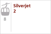 Silverjet 2 - 8er Gondelbahn - Skigebiet Katschberg - Lungau - St. Margarethen - Katschbergerhöhe
