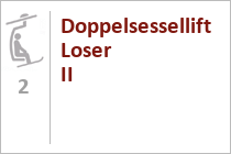 Doppelsessellift Loser II - Skigebiet Loser - Altaussee - Salzkammergut