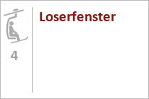 Sesselbahn Loserfenster - Skigebiet Loser - Altaussee - Salzkammergut
