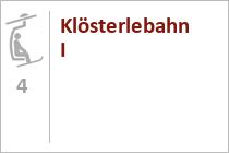 Klösterlebahn - 4er Sesselbahn - Arriach - Klösterle - Skigebiet Alpe Gerlitzen - Villach