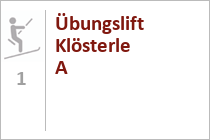 Übungslift Klösterle A - Klösterle - Skigebiet Alpe Gerlitzen - Villach - Arriach