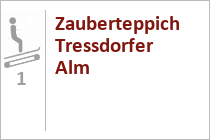 Zauberteppich Tressdorfer Alm - Skigebiet Nassfeld - Hermagor - Sonnenalpe - Tröpolach