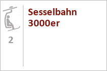 2er Sesselbahn 3000er - Skigebiet Mölltaler Gletscher - Flattach - Kärnten