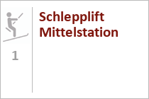 Schlepplift Mittelstation - Skigebiet Mölltaler Gletscher - Flattach - Kärnten