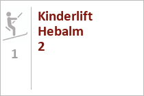 Ehemaliger Kinderlift Hebalm 2 - Seillift - ehemaliges Skigebiet Hebalm