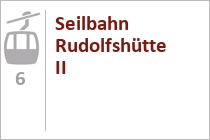 Seilbahn Rudolfshütte II - 6er Gondelbahn - Weißsee-Gletscherwelt - Uttendorf im Pinzgau