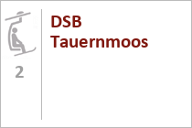 Doppelsesselbahn Tauernmoos - Weißsee-Gletscherwelt - Uttendorf - Pinzgau