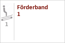 Förderband 1 - Skigebiet Kössen - Skischule - Übungsgelände - Kaiserwinkl