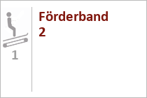 Förderband 2 - Skigebiet Kössen - Skischule - Übungsgelände - Kaiserwinkl