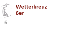 Wetterkreuz 6er - Sesselbahn - Skicircus Saalbach Hinterglemm Leogang Fieberbrunn