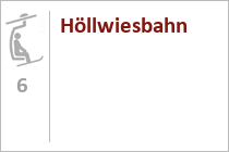 Eine rote und eine gelbe Gondel der Zwölferhorn-Seilbahn begegnen sich.  • © Zwölferhorn Seilbahn