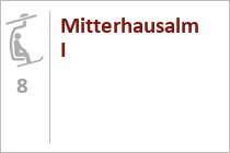 8er Sesselbahn Mitterhausalm I - Planai - Hauser Kaibling - Skischaukel Schladming 8er Sesselbahn Mitterhausalm I - Planai - Hauser Kaibling - Skischaukel Schladming