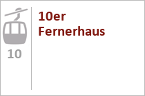 10er Gondelbahn Fernerhaus - Hintertuxer Gletscher - Zillertal