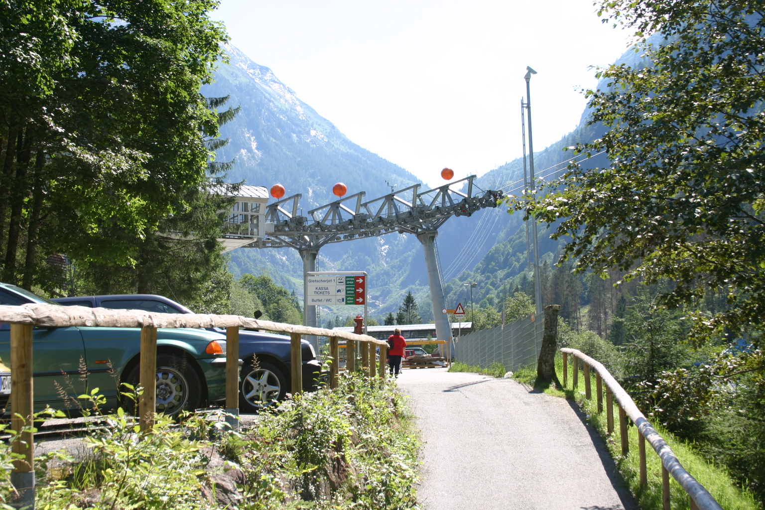 Panoramabahn Kaprun - Einstieg ins Skigebiet Kitzsteinhorn