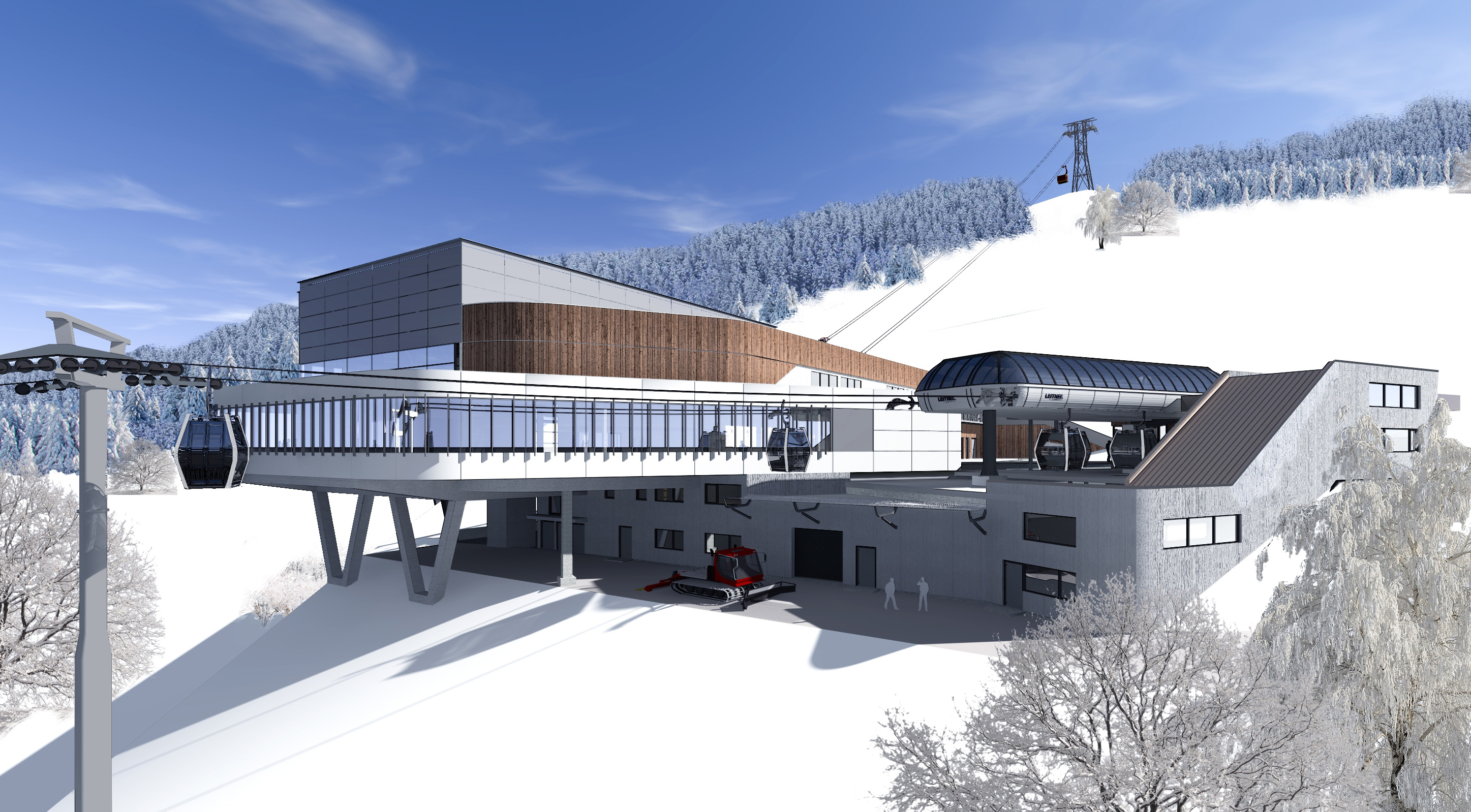 K-ONNECTION: Verbindung zwischen Kaprun und Kitzsteinhorn © MAB Architektur Projektmanagement