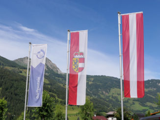 Flagge Österreich - Salzburg