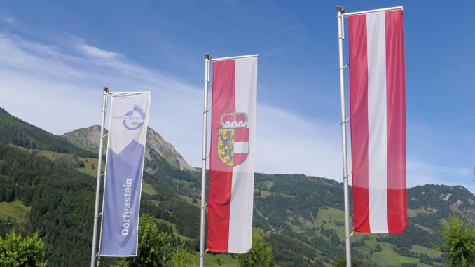 Flagge Österreich - Salzburg