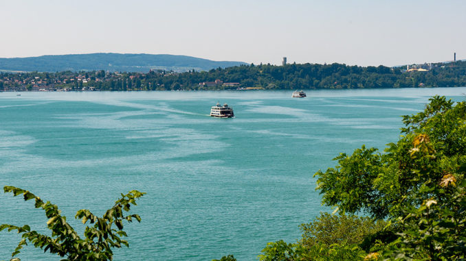 Neue gasbetriebene Autofähre bald auf der Strecke Konstanz - Meersburg am Bodensee.