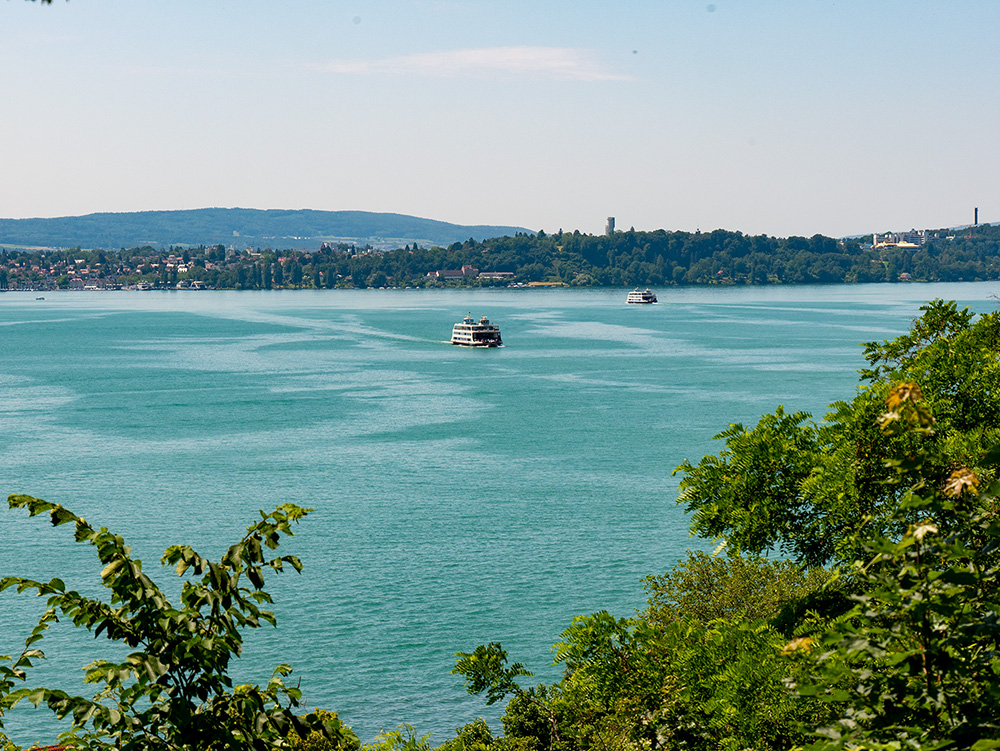Neue gasbetriebene Autofähre bald auf der Strecke Konstanz – Meersburg am Bodensee.
