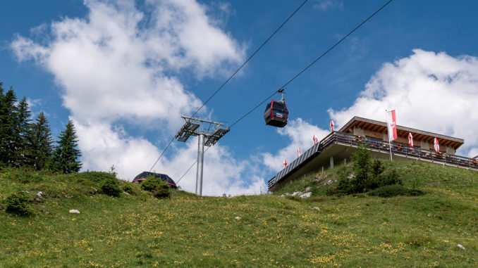 Kein Betrieb in diesem Sommer am Hahnenkamm in Reutte. © alpintreff.de / christian schön