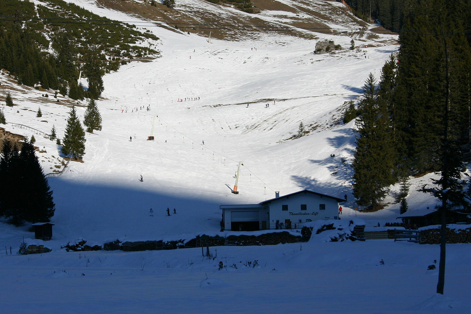 Thanellerkarlift in Berwang – Aufnahme aus 2006. © alpintreff.de / christian schön