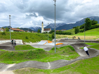 Der neue Skate- und Bikepark in Pfronten. // Foto: Pfronten Tourismus