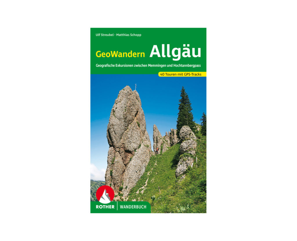 Cover des Buches "GeoWandern im Allgäu" aus dem Rother Bergverlag.