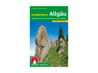 Cover des Buches "GeoWandern im Allgäu" aus dem Rother Bergverlag.