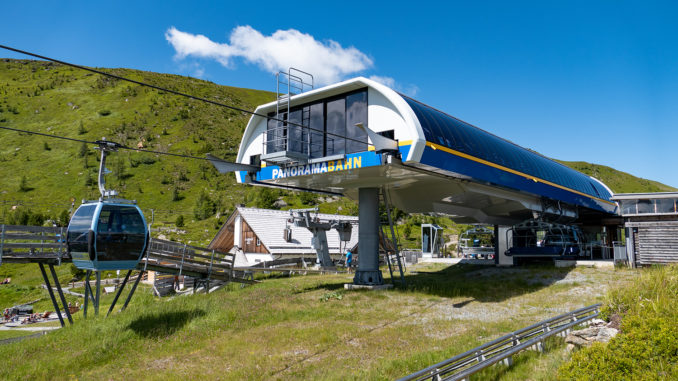 Viele Attraktionen, wie hier die Panoramabahn Turracher Höhe, bieten die Kärnten Card kostenlos. Bild: Christian Schön / alpintreff.de