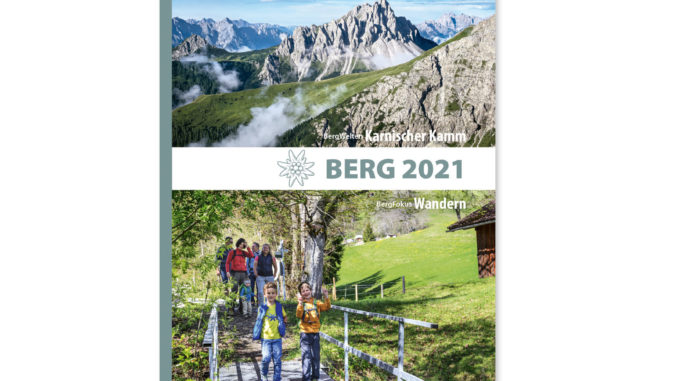 Cover des Alpenvereins-Jahrbuches 2021: BERG 2021 // Foto: DAV