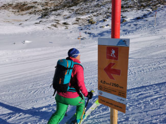 Das Queren von Skipisten ist für Tourengeher ungefährlich - so lange sich alle an die Regeln halten. // Foto: Land Tirol - Whiteroom Productions