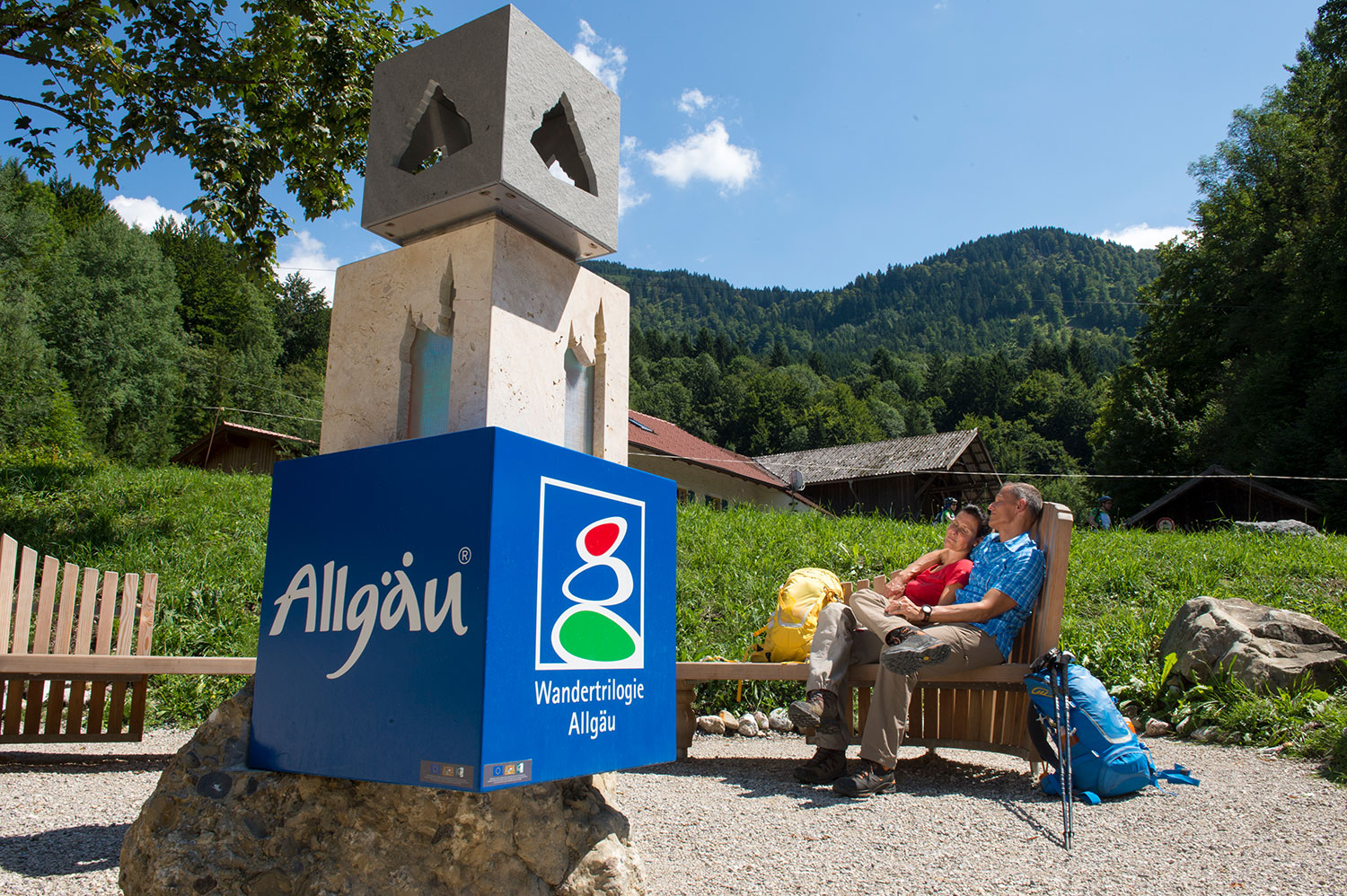 Ticker-Wandertrilogie-Allgäu-Infrastruktur-Halblech-Kenzenparkplatz-2014