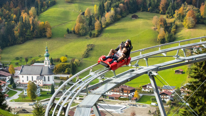 Der Alpine Coaster "Drachenflitzer" ist die brandneue Attraktion in der Wildschönau. // Foto: Wildschönau Tourismus