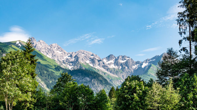 Die Chancen auf Urlaub in Bayern steigen, wie hier in Oberstdorf. // Foto: alpintreff.de - Christian Schön