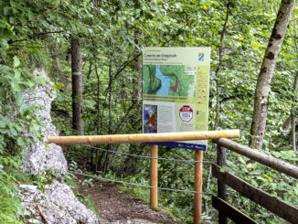 Hier kommst Du nicht mehr durch. // Foto: Nationalpark Berchtesgaden