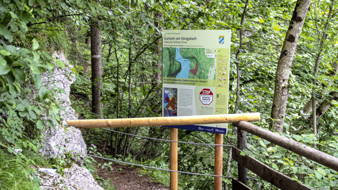 Hier kommst Du nicht mehr durch. // Foto: Nationalpark Berchtesgaden