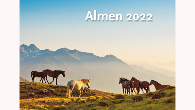 Der neue Almen-Kalender für 2022 ist da. // Cover-Foto: Tyrolia Verlag