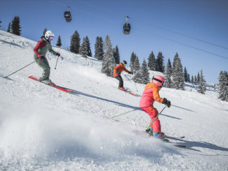 Die ganze Familie hat Spaß im Skicircus Saalbach Hinterglemm Leogang Fieberbrunn. // Foto: saalbach.com, Klaus Listl