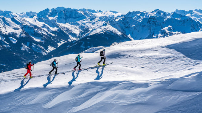 Das Skigebiet Hochkönig gilt als Tourengeher-Dorado, Gäste des harry’s home Bischofshofen/Österreich erreichen es bequem per Skibus. // Foto: Hochkönig Tourismus GmbH