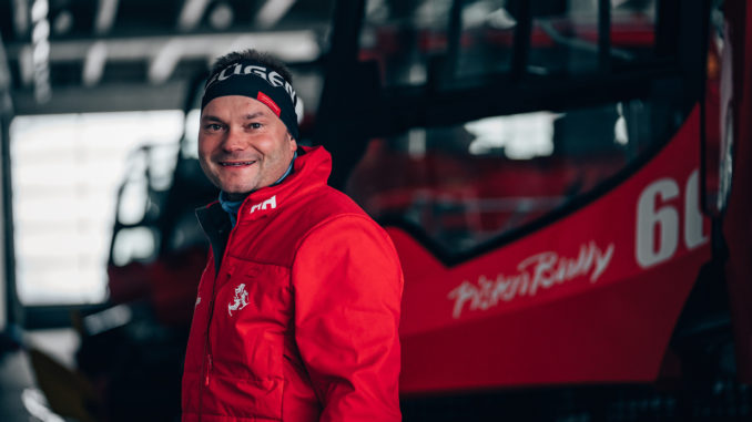 Kai Ruppel fährt seit dieser Wintersaison Pistenbully in Hochfügen/Zillertal in Tirol. // Foto: Skiliftgesellschaft Hochfügen