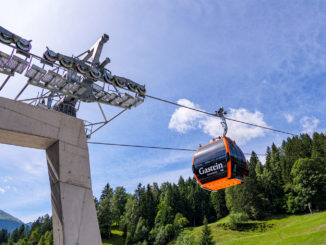 Die Schlossalmbahn in Bad Gastein ist Teil der Wanderschaukel. // Foto: alpintreff.de - Christian Schön