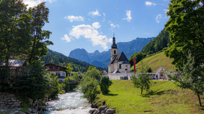 Das idyllische Ramsau im Berchtesgadener Land. // Foto: alpintreff.de - Christian Schön