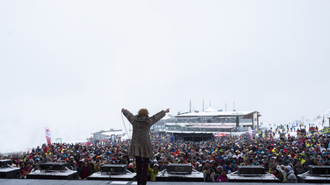 So sah es für Simply Red von der Idalp-Bühne aus. // Foto: TVB Paznaun-Ischgl