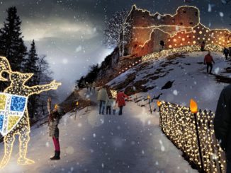 So soll Lumaciga auf der Burg Ehrenberg aussehen. // Visualisierung: MK Illumination