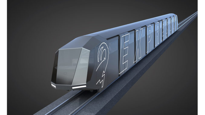 So wird der neue Gletscherexpress im Pitztal aussehen. // Grafik: CARVATECH, Pitztaler Gletscherbahn