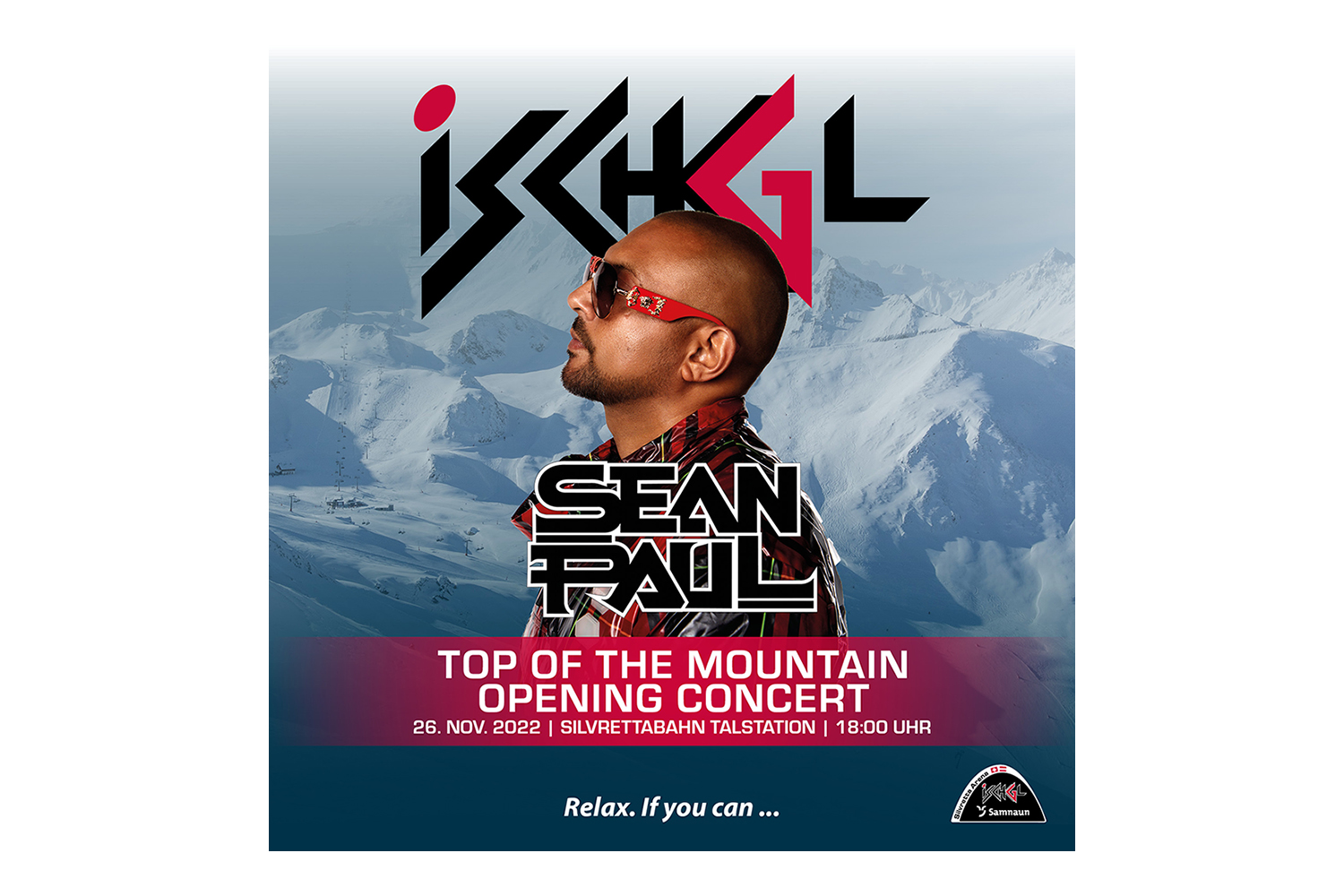 Ischgl Konzert zur Saisoneröffnung mit Sean Paul ️